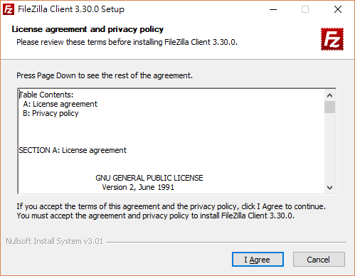 I Agree privacy policy